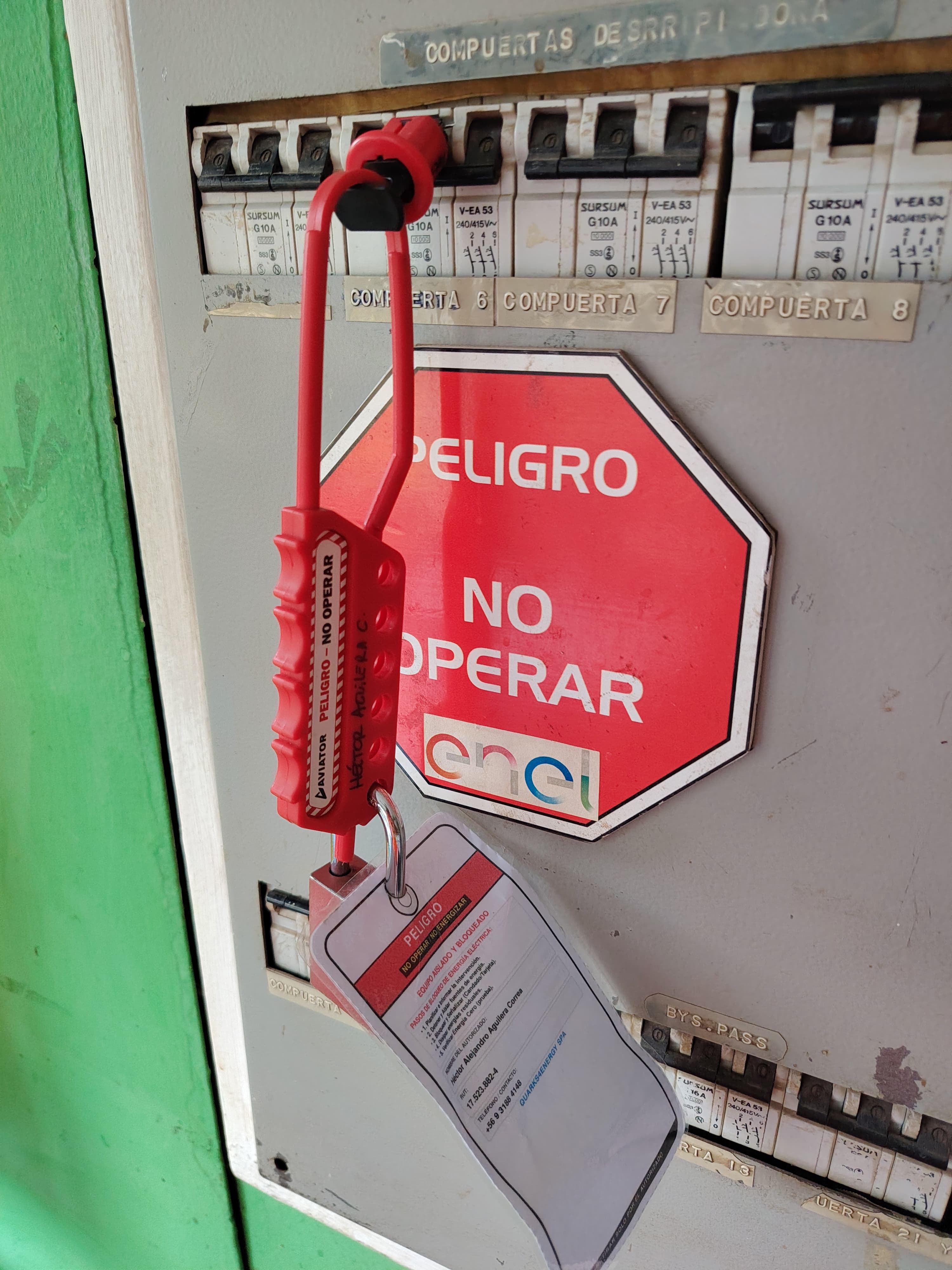 Mantenimiento de instalación eléctrica