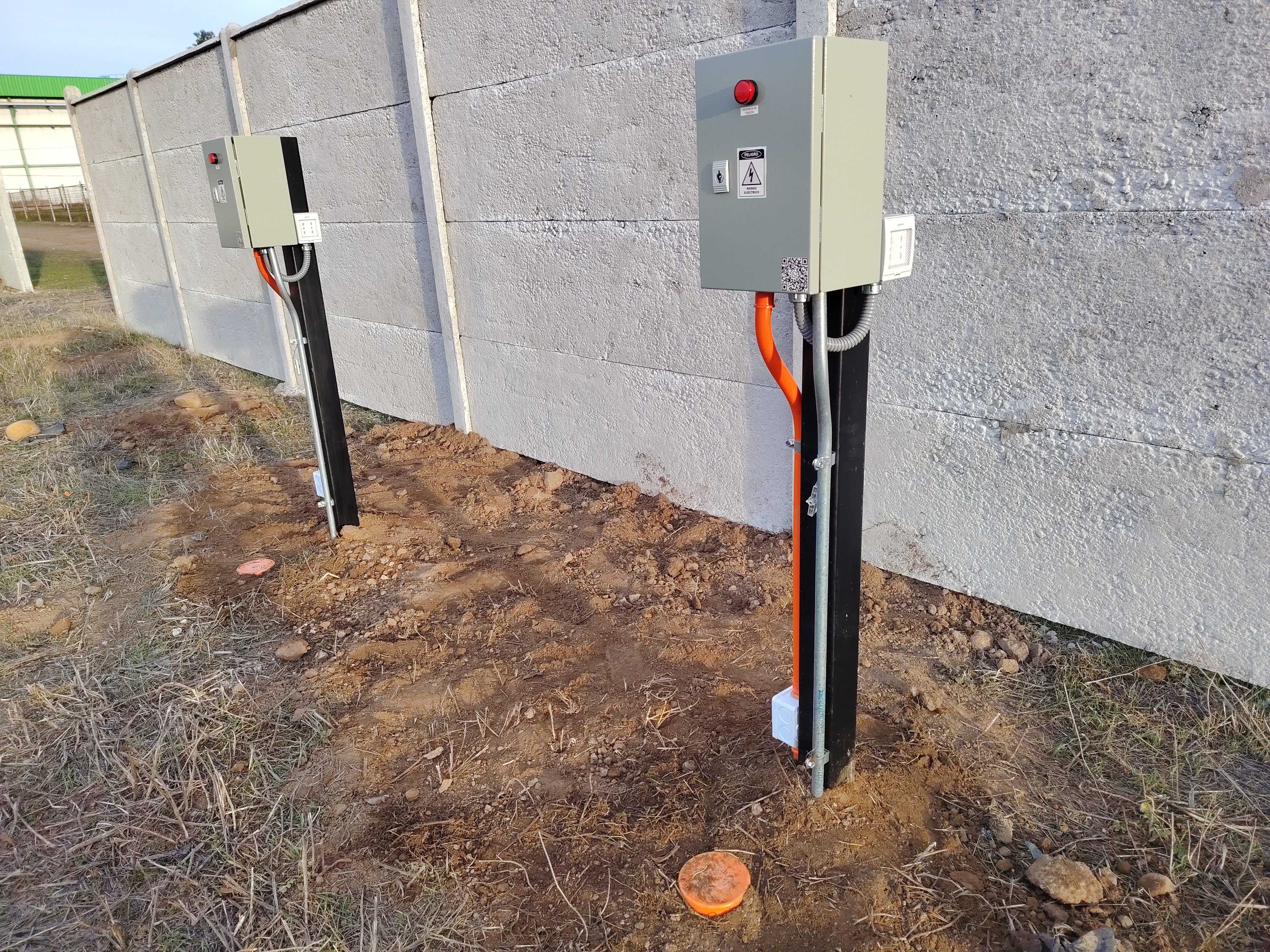 Trabajo eléctrico en terreno